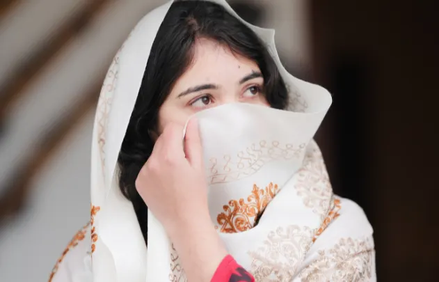 Women shawl's hero section